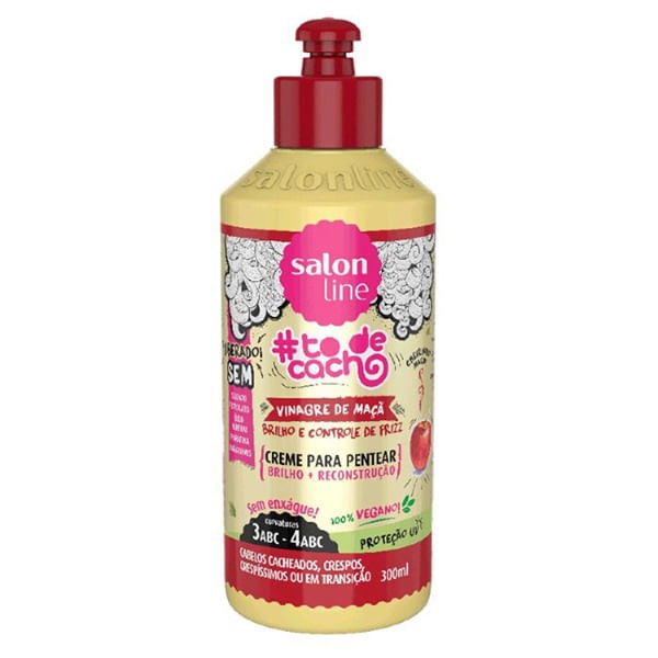 Encontraproduto.com.br - Salon Line Vinagre de Maçã To de Cacho – Creme de Pentear