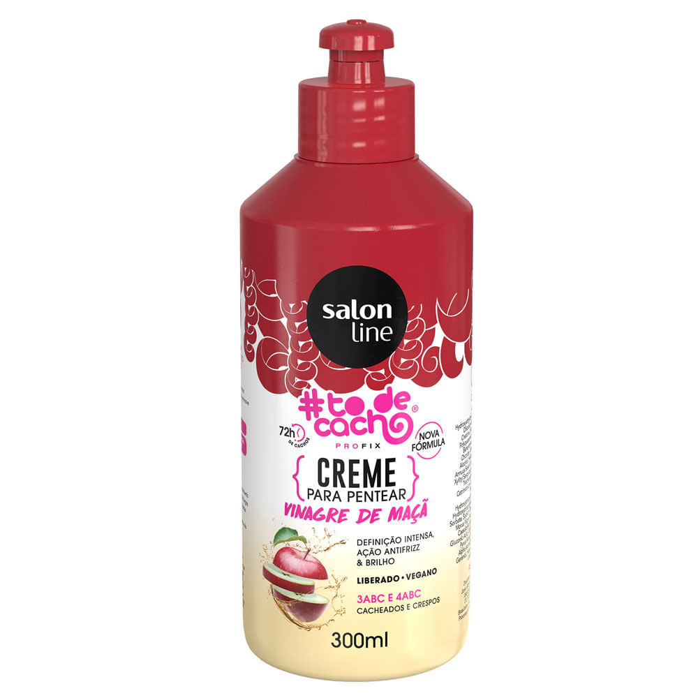 Encontraproduto.com.br - Salon Line Vinagre de Maçã To de Cacho – Creme de Pentear