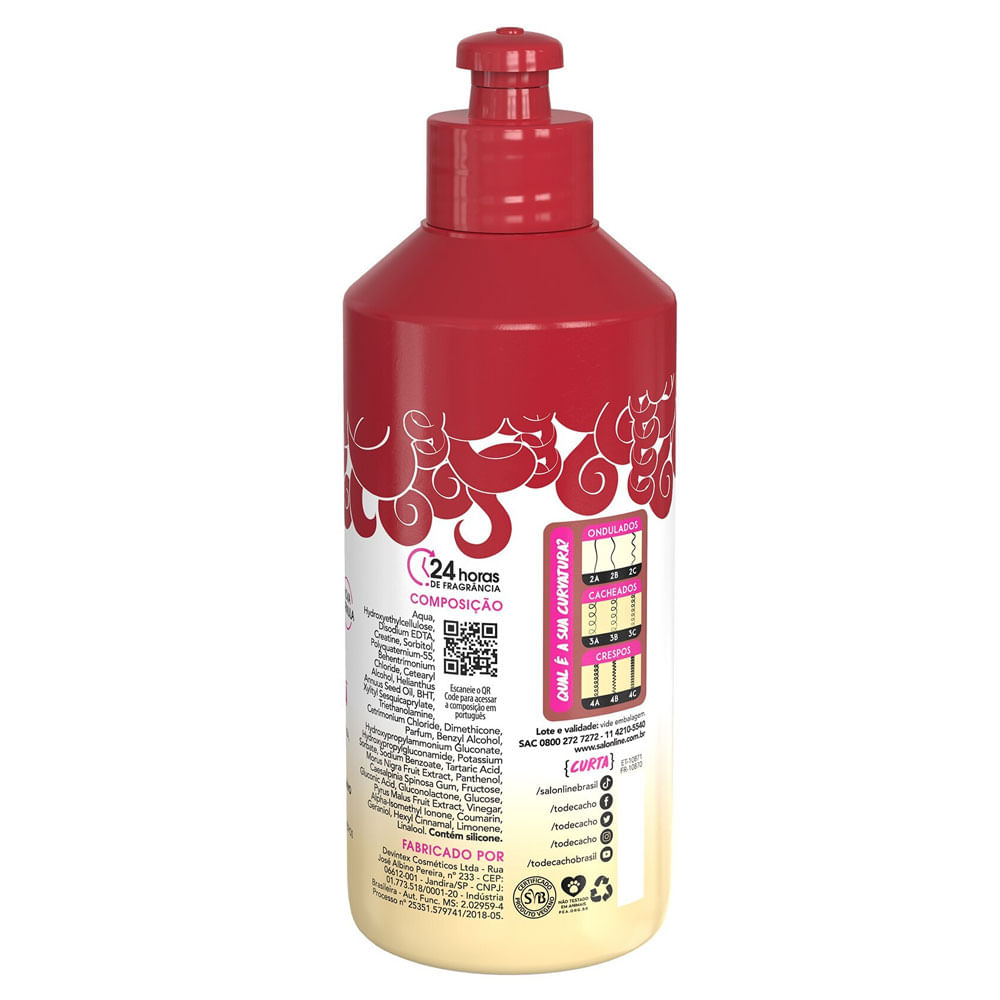 Encontraproduto.com.br - Salon Line Vinagre de Maçã To de Cacho – Creme de Pentear