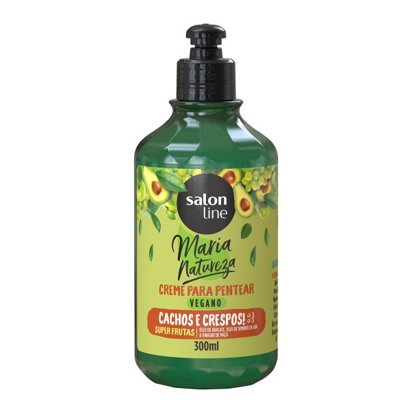 Encontraproduto.com.br - Creme para Pentear Salon Line Maria Natureza Super Frutas Cachos e Crespos 300ml