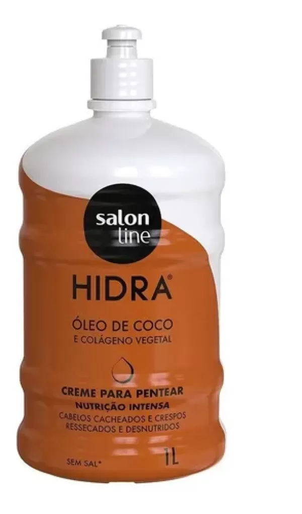 creme Para Pentear Salon Line Coco Hidratante 1L