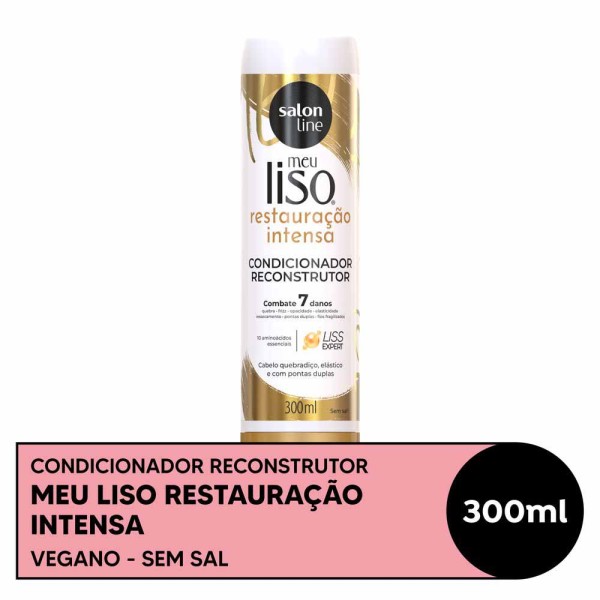 Encontraproduto.com.br - Condicionador Salon Line Meu Liso Restauração Intesa 300ml