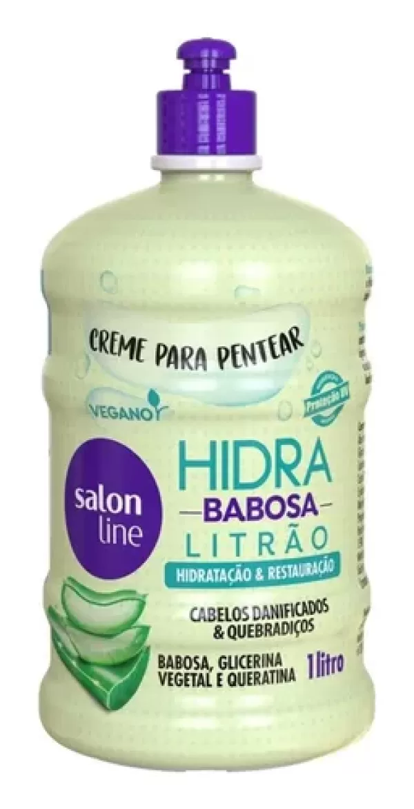 Creme Para Pentear Salon Line Hidra Babosa 1L