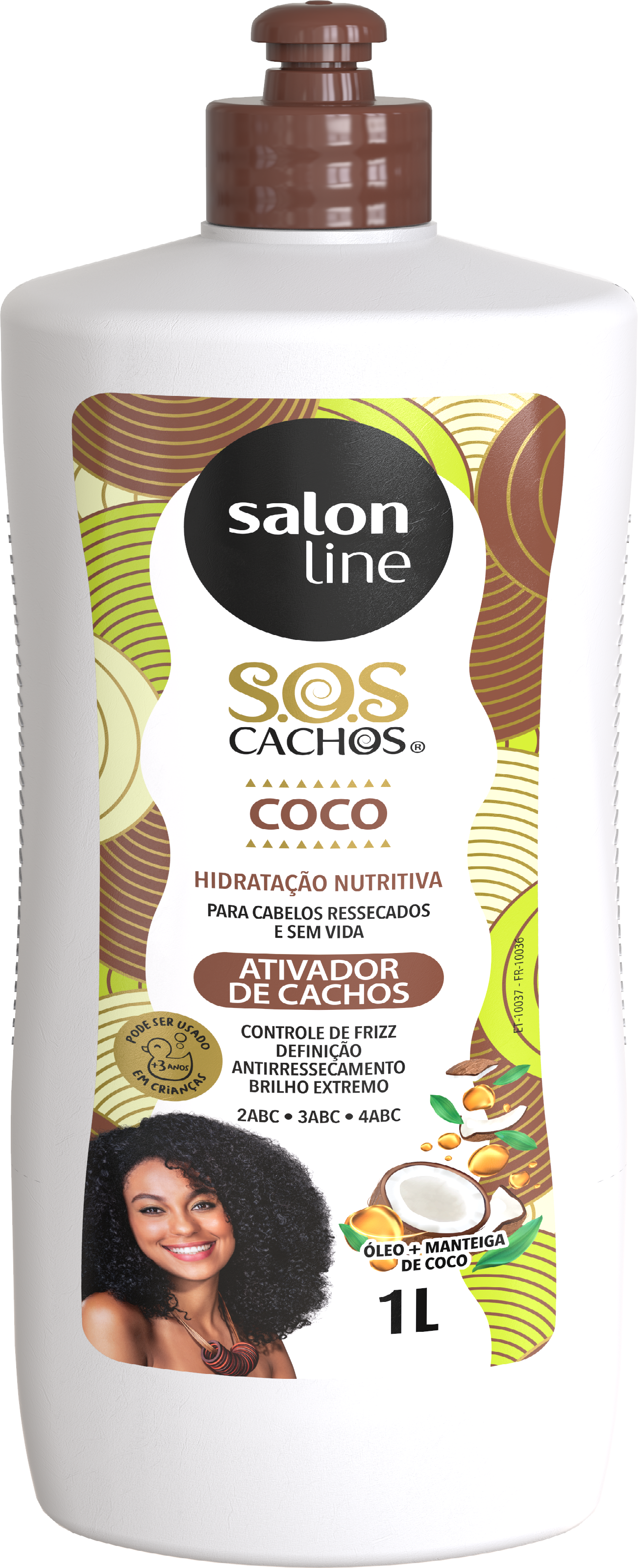 Ativador de Cachos Salon Line SOS Coco Tratamento Profundo 1000ml