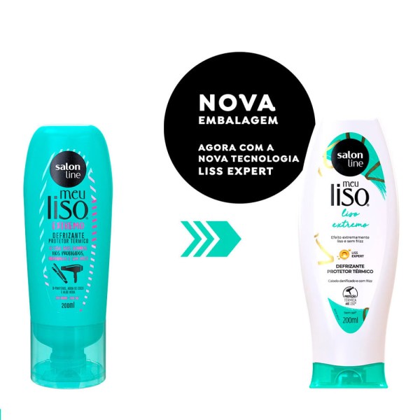 Encontraproduto.com.br - Defrizante 200ml Meu Liso Extremo - Salon Line