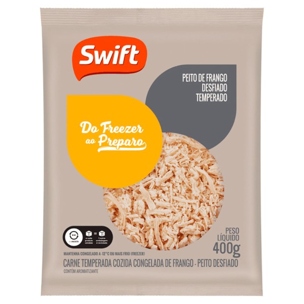Encontraproduto.com.br - Peito de Frango Swift Desfiado 400g