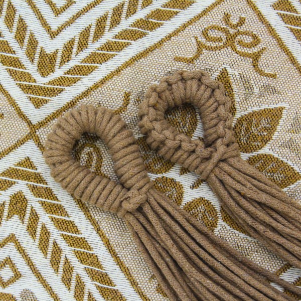 Encontraproduto.com.br - Rede de Dormir Casal Indiana Caramelo com Bege