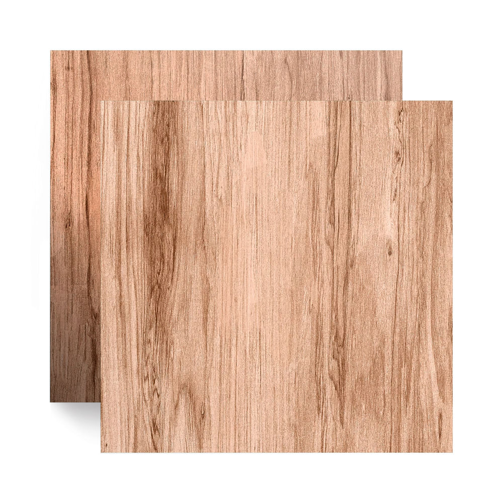 Piso Cerâmico Madeira Brilhante Firenze Natural Marrom Tipo A 57X57CM - Cerbras