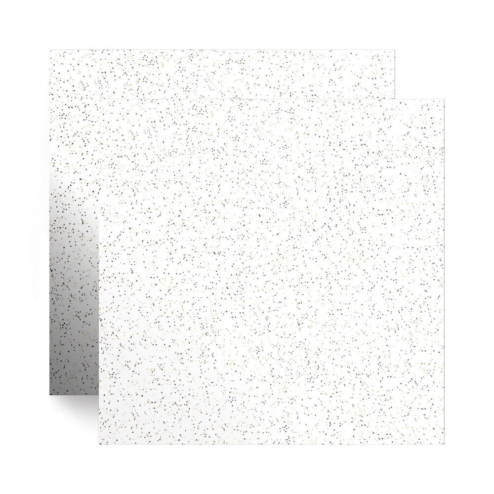 Piso Cerâmico Granilhado Icapui Branco Tipo A 57X57CM - Cerbras