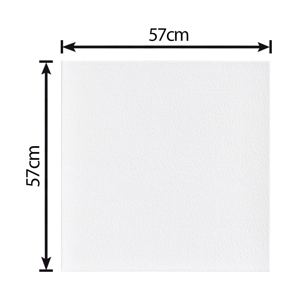 Encontraproduto.com.br - Piso Cerâmico Granilhado Neve Branco Tipo A 57X57CM - Cerbras