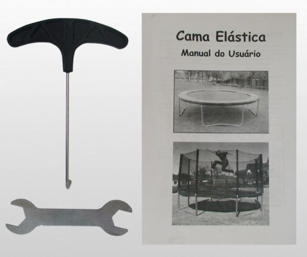 Encontraproduto.com.br - Cama Elástica (Pula-Pula) 2,44m com Rede de Segurança