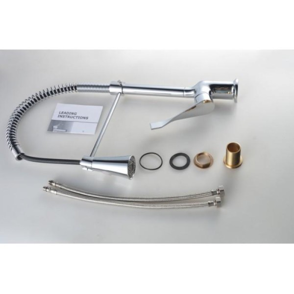 Encontraproduto.com.br - Torneira Gourmet com Misturador Monocomando Loomix P-003