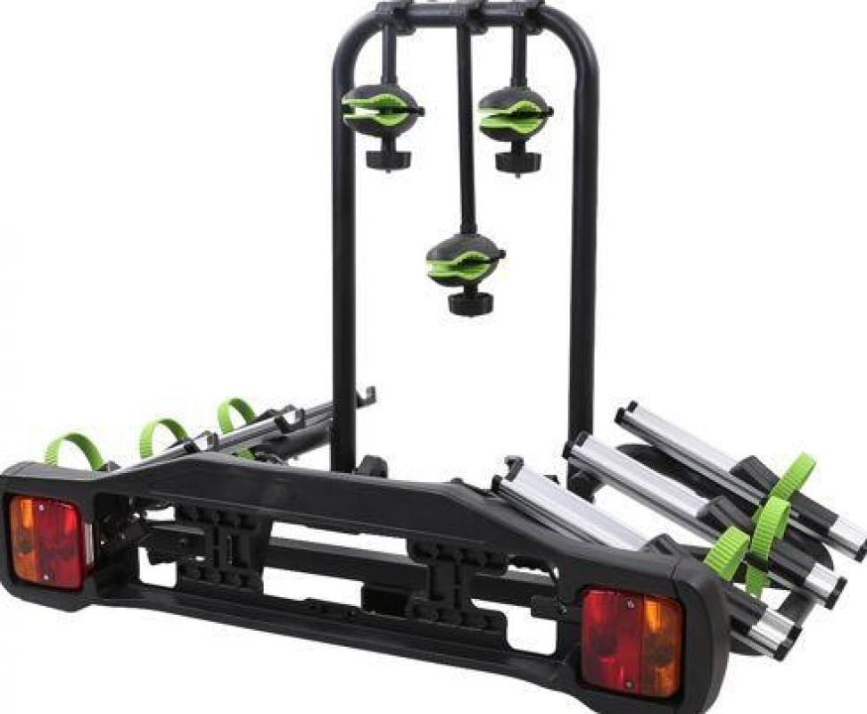Encontraproduto.com.br - Suporte Bike Transbike de Engate Pelegrin PEL-003B em Metal para 3 Bicicletas