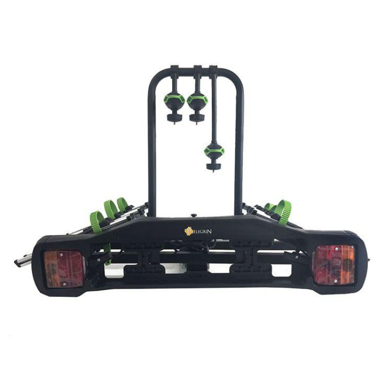 Encontraproduto.com.br - Suporte Bike Transbike de Engate Pelegrin PEL-003B em Metal para 3 Bicicletas