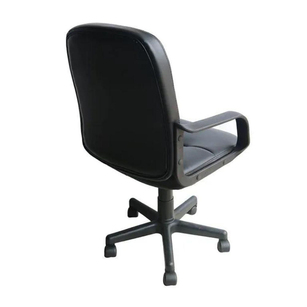 Encontraproduto.com.br - Cadeira de Escritório Diretor Couro PU Pelegrin PEL-1505 Preta