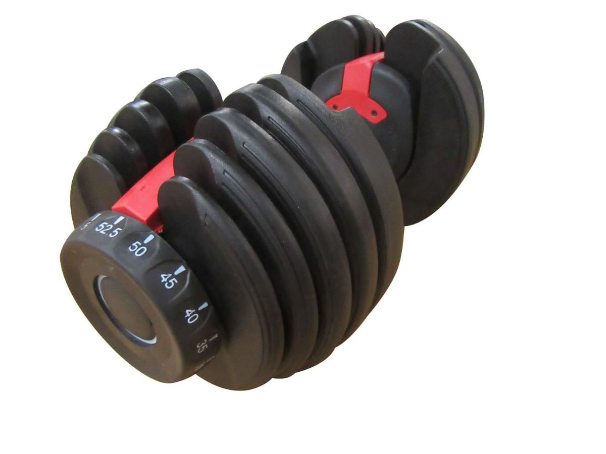 Encontraproduto.com.br - Kit 2 Halteres com Regulagem de Anilhas Pelegrin PEL-FIT23 23kg