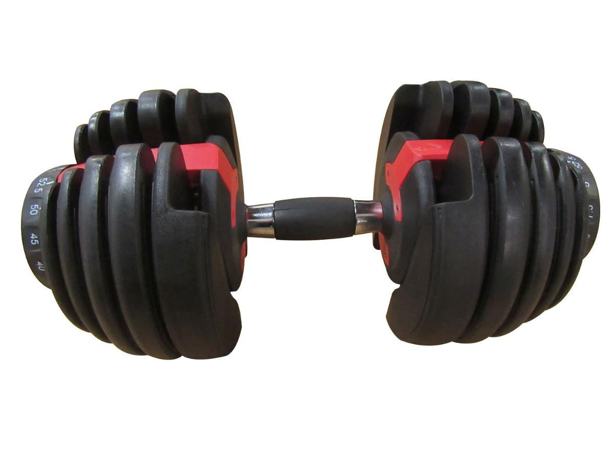 Encontraproduto.com.br - Kit 2 Halteres com Regulagem de Anilhas Pelegrin PEL-FIT23 23kg