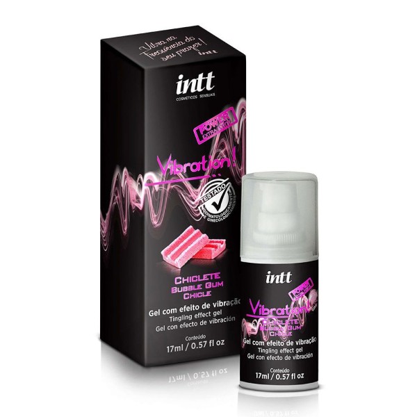 Encontraproduto.com.br - Gel Vibration Power Chiclete - Intt - Lubrificante: Sem Sabor