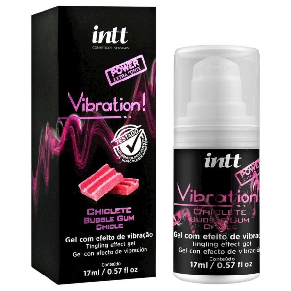 Encontraproduto.com.br - Gel Vibration Power Chiclete - Intt - Lubrificante: Sem Sabor