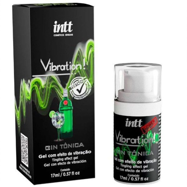 Encontraproduto.com.br - Gel Vibration Power Gin Tônica - Intt - Lubrificante: Sem Sabor