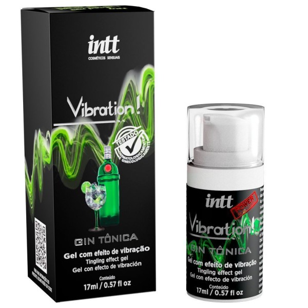 Encontraproduto.com.br - Gel Vibration Power Gin Tônica - Intt - Lubrificante: Sem Sabor