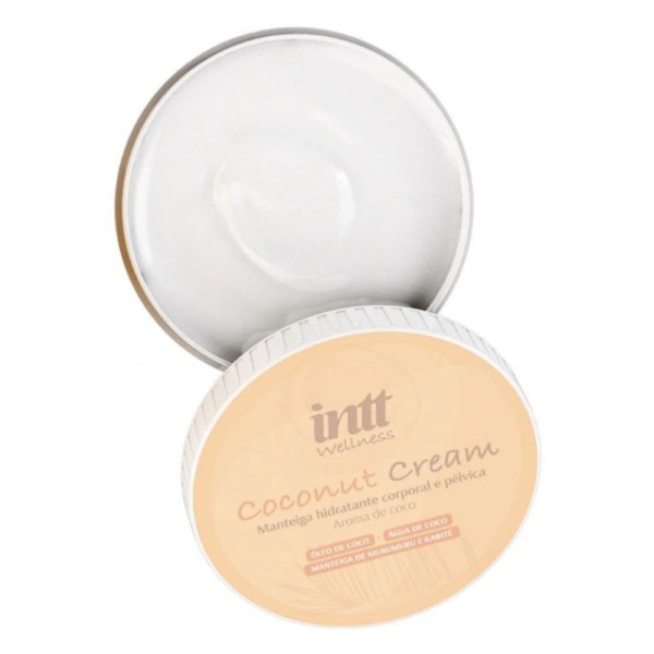 Encontraproduto.com.br - Hidratante Corporal E Pelvico Coconut Cream - Intt - Sabor: Coco