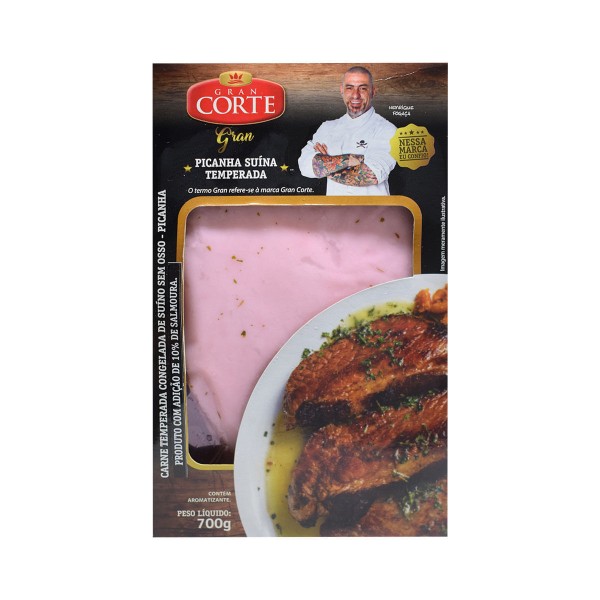Encontraproduto.com.br - Picanha Suína Temperada sem Osso Gran Corte Caixa 700g