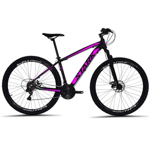 Bicicleta South Stark Aro 29 24 Marchas Preto Rosa
