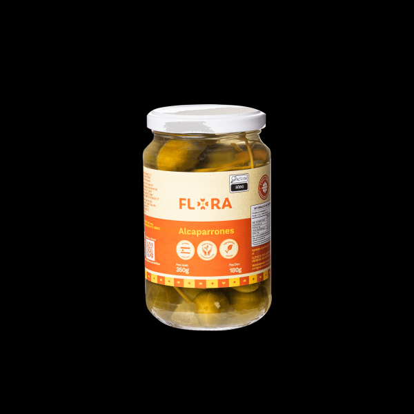 Encontraproduto.com.br - Alcaparrones Em Conserva Flora Vidro 180g.