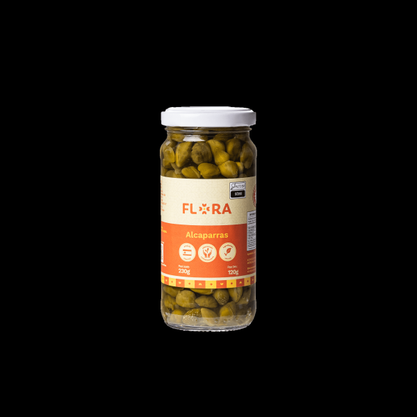 Alcaparras Em Conserva Flora Vidro 120g.