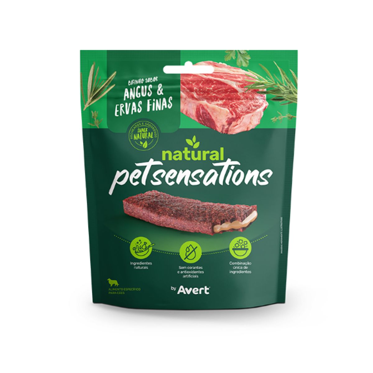Encontraproduto.com.br - Snacks Petitos Bifinho Sensations Angus com Ervas Finas 65 g