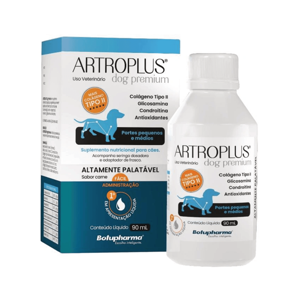 Encontraproduto.com.br - Suplemento para Cães Artroplus Colágeno Tipo II para Articulação Botupharma