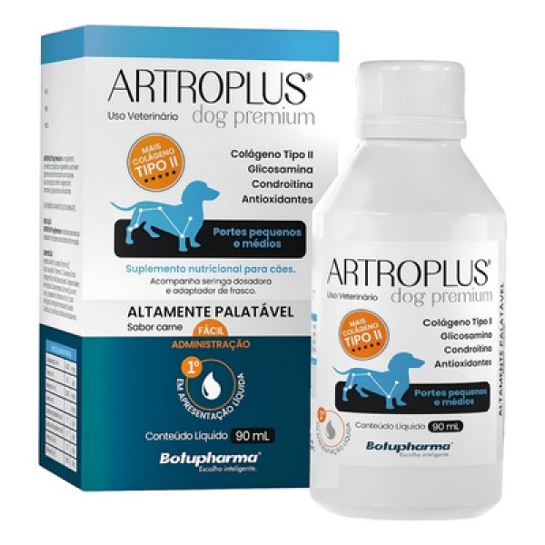 Encontraproduto.com.br - Suplemento para Cães Artroplus Colágeno Tipo II para Articulação Botupharma