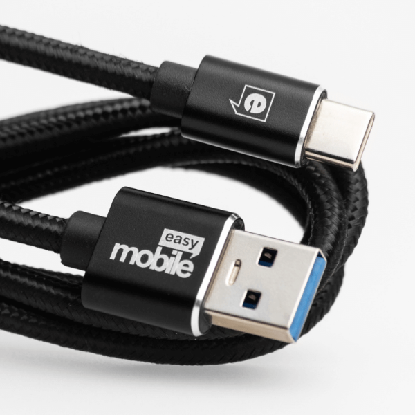 Encontraproduto.com.br - Cabo Premium USB Tipo-C 2.0 120cm Easy Mobile