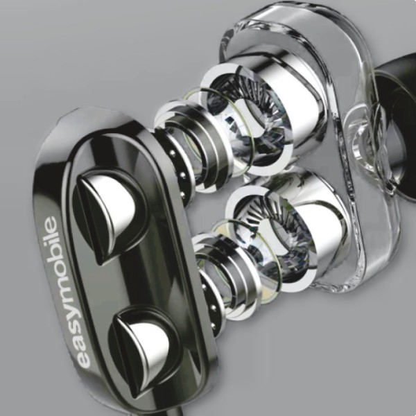 Encontraproduto.com.br - Fone De Ouvido Com Dois Alto Falantes Double Bass Controle De Músicas E Chamadas P2 - Preto