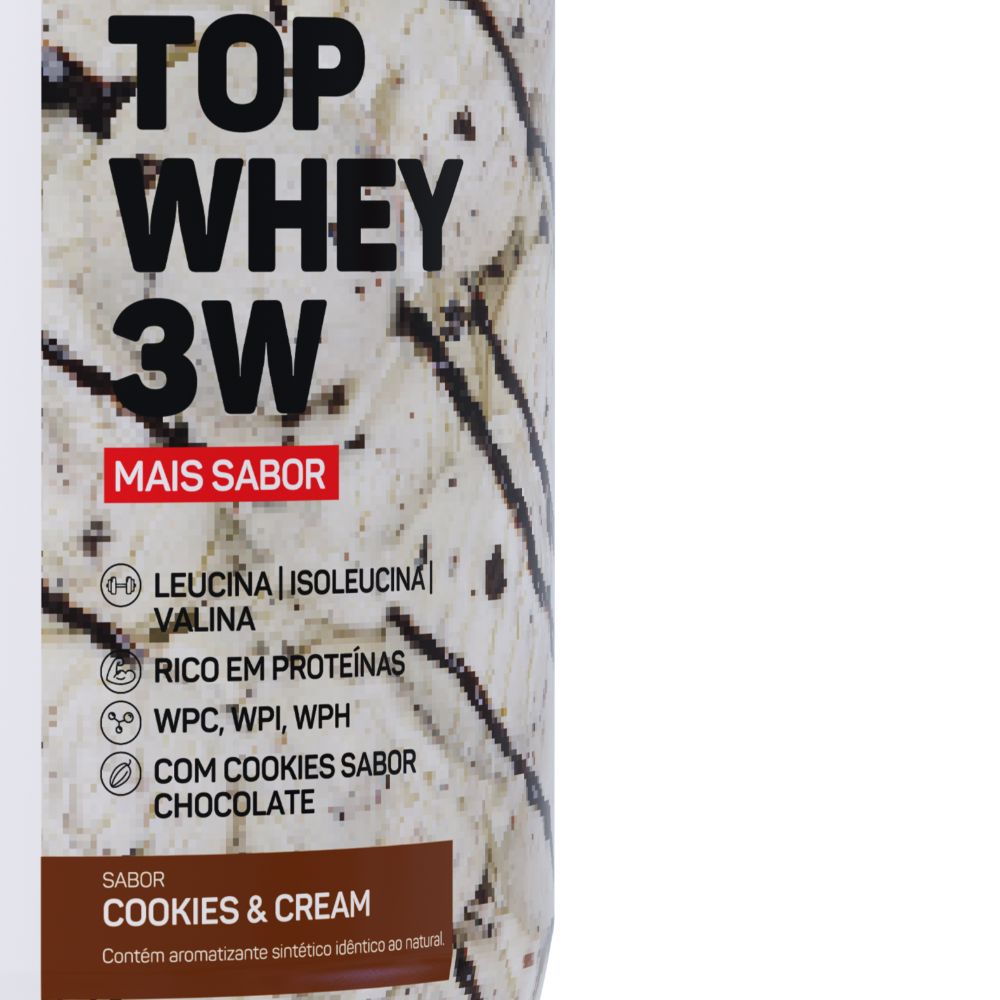 Encontraproduto.com.br - Top Whey Max Titanium 3W + Sabor Cookies 900g (MP)
