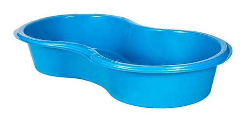 Piscina Feijão Afort Rosa 100 Litros PVC 123x68x20Cm