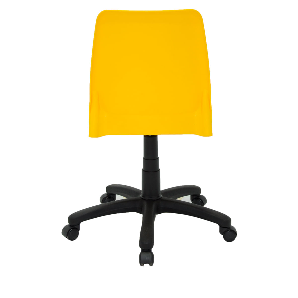 Encontraproduto.com.br - Cadeira Tramontina Vanda em Polipropileno com Base Rodízio Amarelo