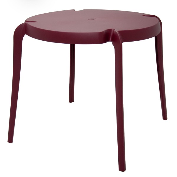 Encontraproduto.com.br - MESA PLASTICA MONOBLOCO CLARICE MARSALA