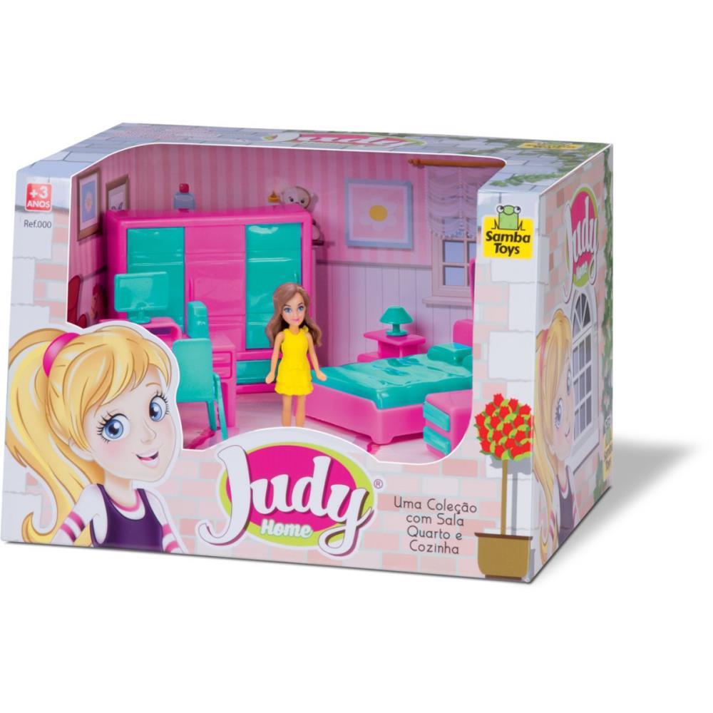 Encontraproduto.com.br - Playset Boneca com Quarto Samba Toys Coleção Judy