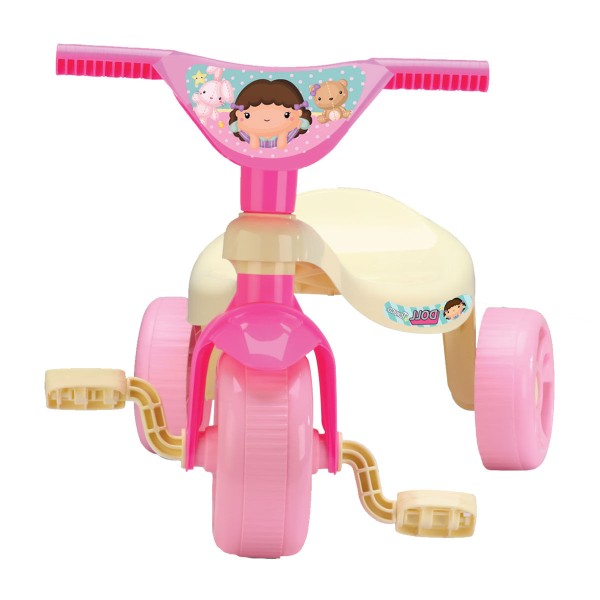 Triciclo Tchuco Doll com Haste Samba Toys