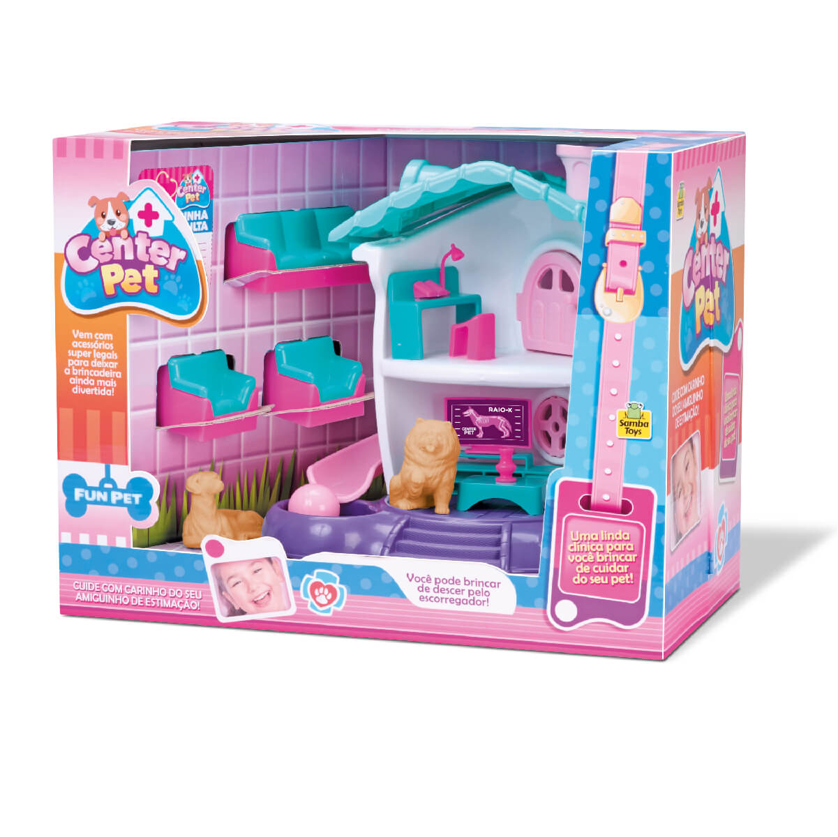 Encontraproduto.com.br - Clínica Veterinária Infantil Center Pet Samba Toys