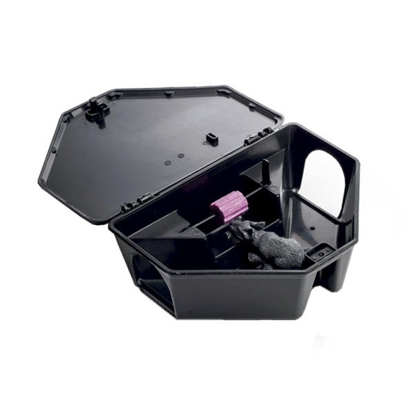 Encontraproduto.com.br - Porta Isca para Ratos com Trava Colly