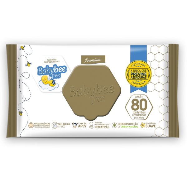 Encontraproduto.com.br - Lenço Umedecido Atacado Baby Bee Free Aplv 480uni 6 Pacotes
