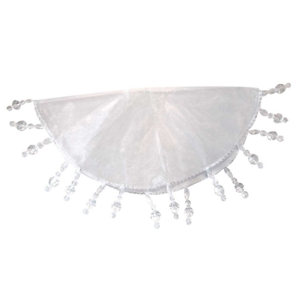 Cobre jarra transparente de voal com bolinhas de ABS 29cm Mimos MIMO IMPORTAÇÃO