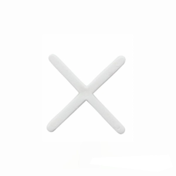 Encontraproduto.com.br - Espaçador / Separador de Piso Frio Moldimplas 2mm Branco Pacote com 100 Unidades