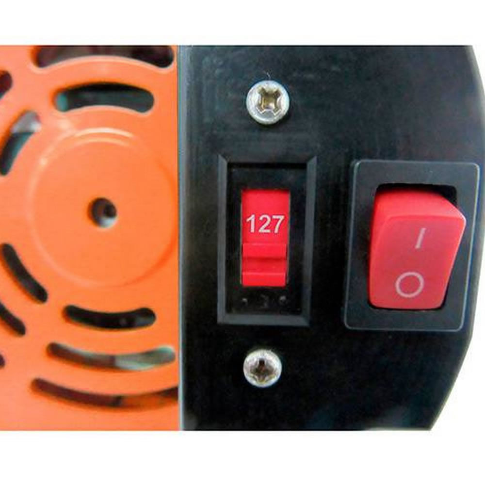 Encontraproduto.com.br - Compressor de ar mini elétrico portátil Intech Machine WINDJET 0L 450W 127V/220V 60Hz laranja