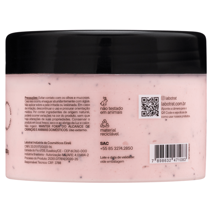 Encontraproduto.com.br - Esfoliante Corpo e Rosto 300g Dia a Dia Morango - Labotrat