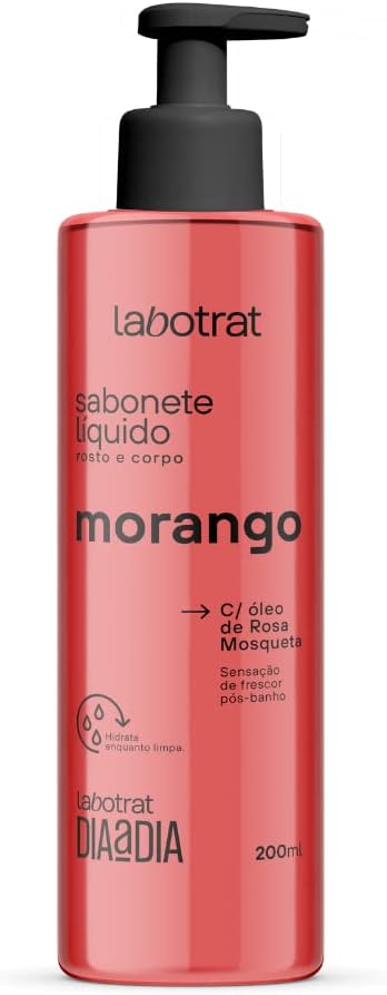 Encontraproduto.com.br - Sabonete Líquido Labotrat Dia a Dia Morango 190ml