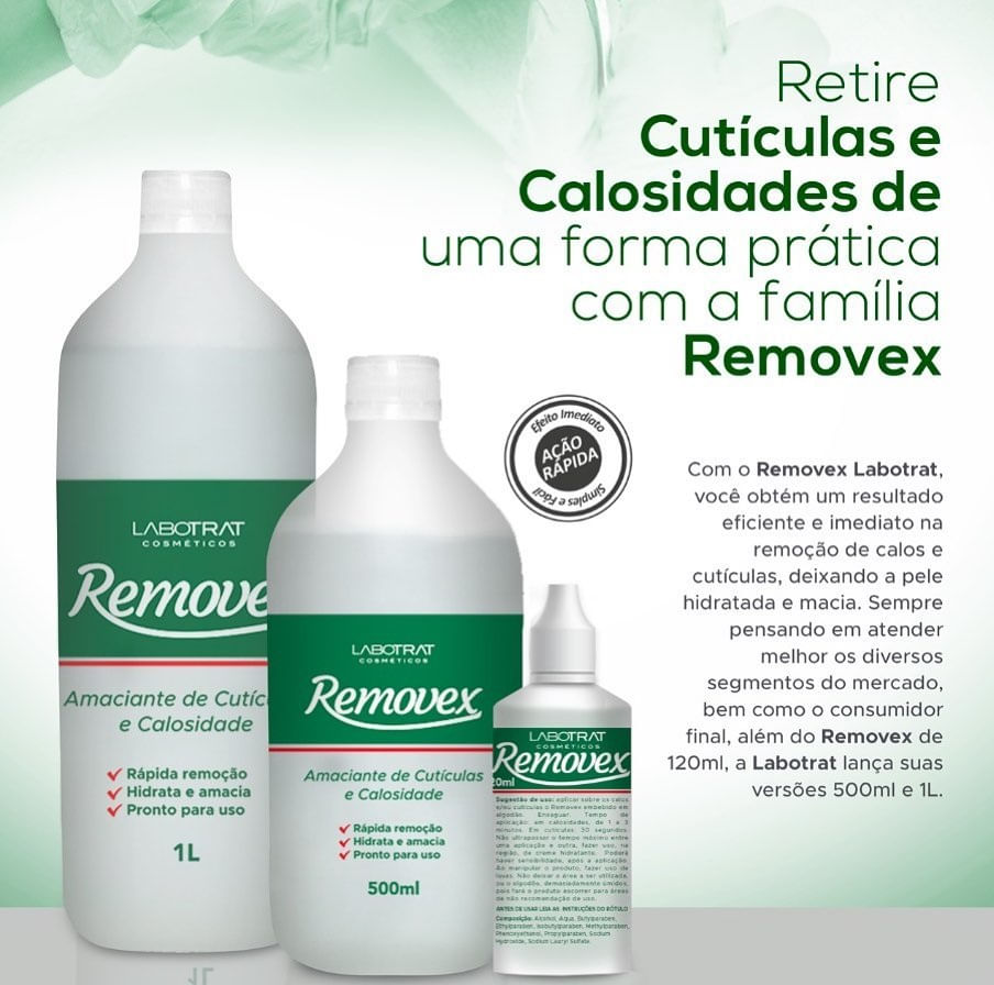 Encontraproduto.com.br - Amaciante de Calosidade 120ml Removex Labotrat